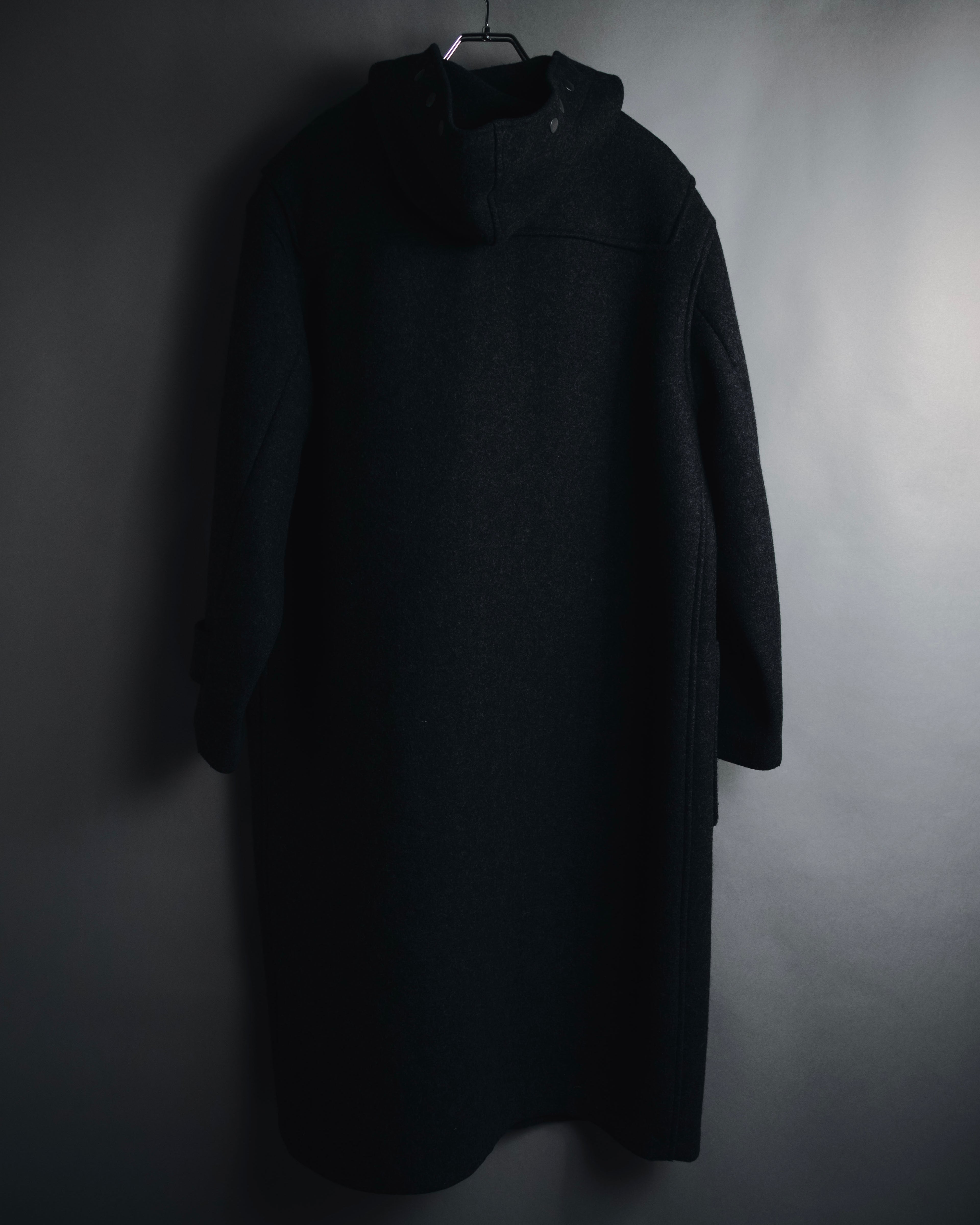 "Polo by Ralph Lauren" 90’s-00’s heavyweight melton long duffle coat