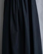 "tricot COMME des GARCONS"  Lace design at hem flare skirt