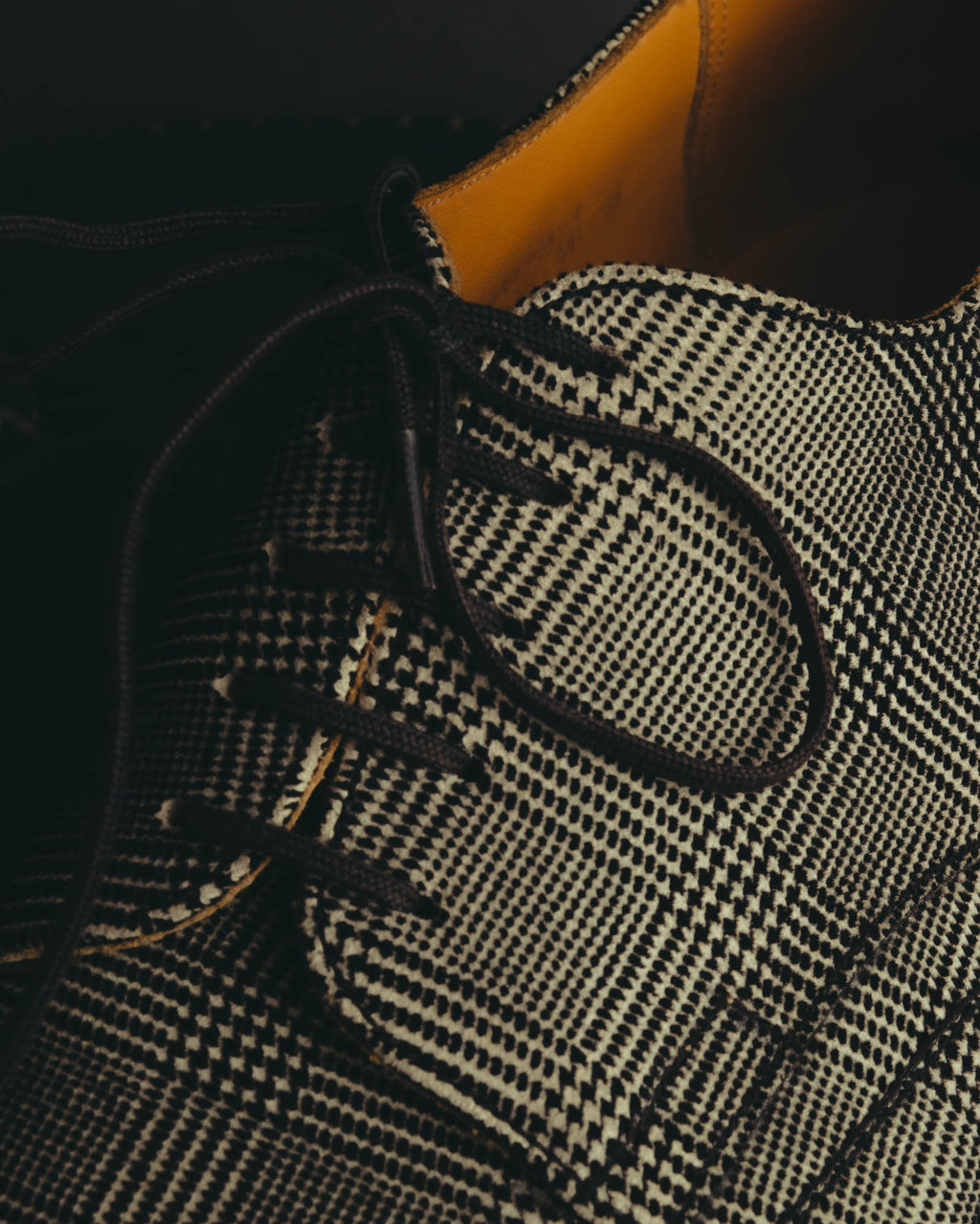 "J.M. WESTON" 2010's Prince of wales checked derby shoes