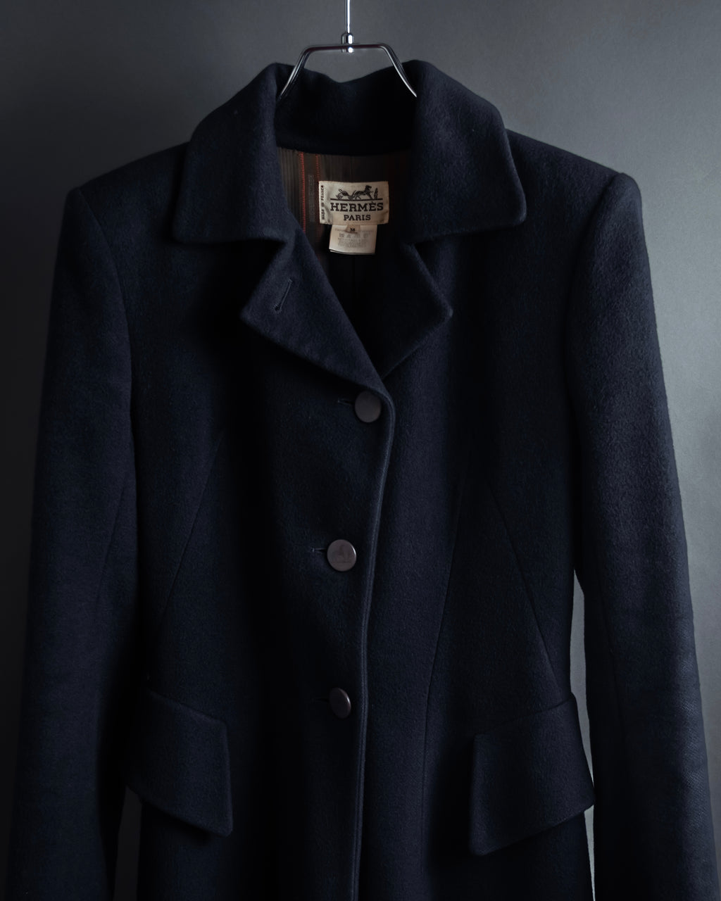 -SPECIAL- "HERMÈS Paris" 1978–1981 Atelier Prêt-à-Porter Cashmere Coat