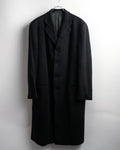 "ARMANI COLLEZIONI" Classic detail cashmere blend long chester coat