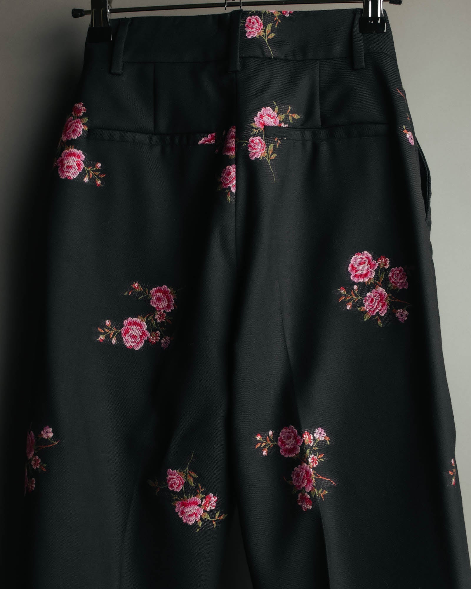 “RED VALENTINO” 2020 Floral jacquard tapered trousers