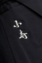 "YVES SAINT LAURENT" Classical tailoring shadow stripe pattern set up