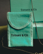 "Tiffany & Co." 80's-90's Sculptural triple bow necklace