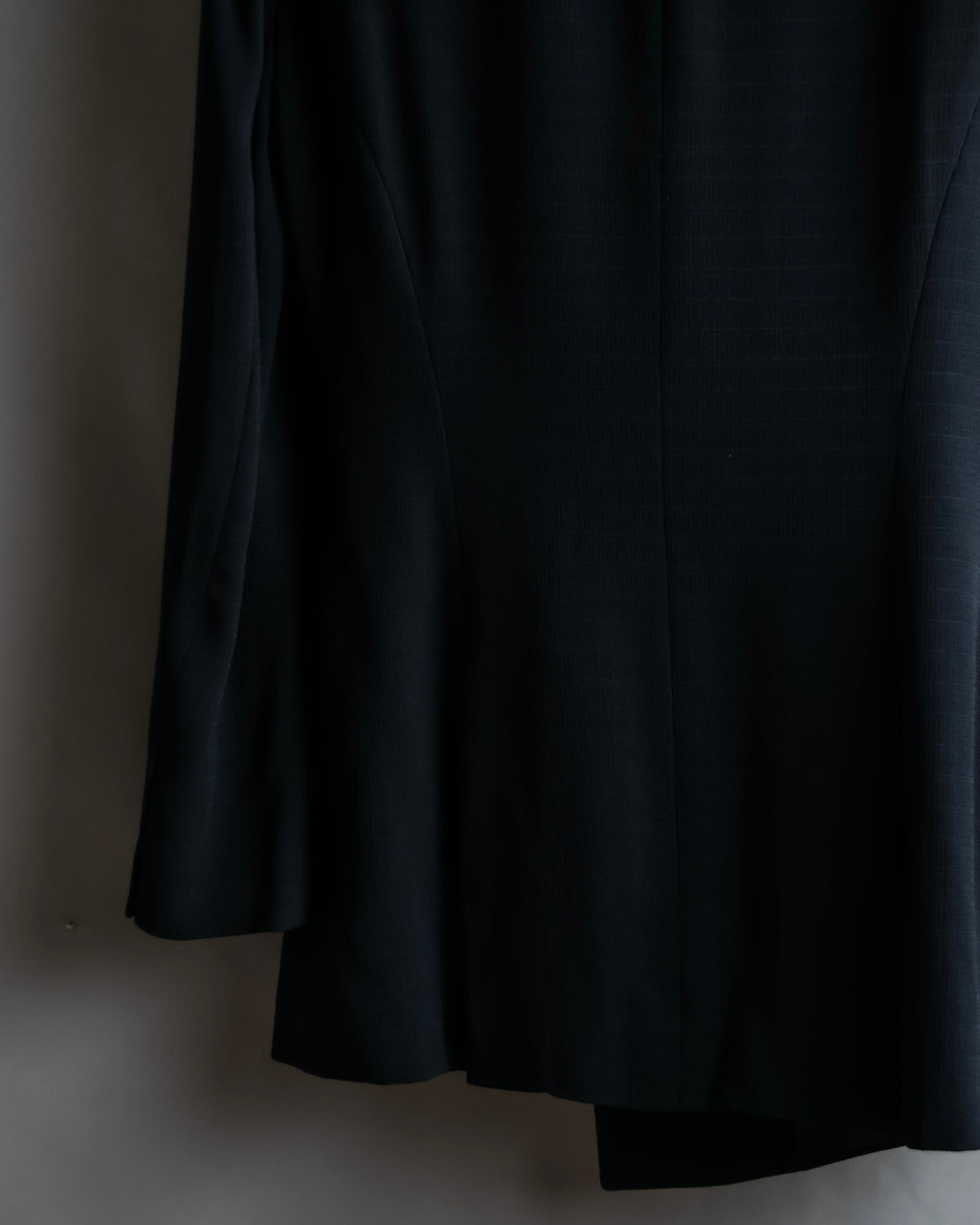 "DKNY" Asymmetrical design woven tailored jacket