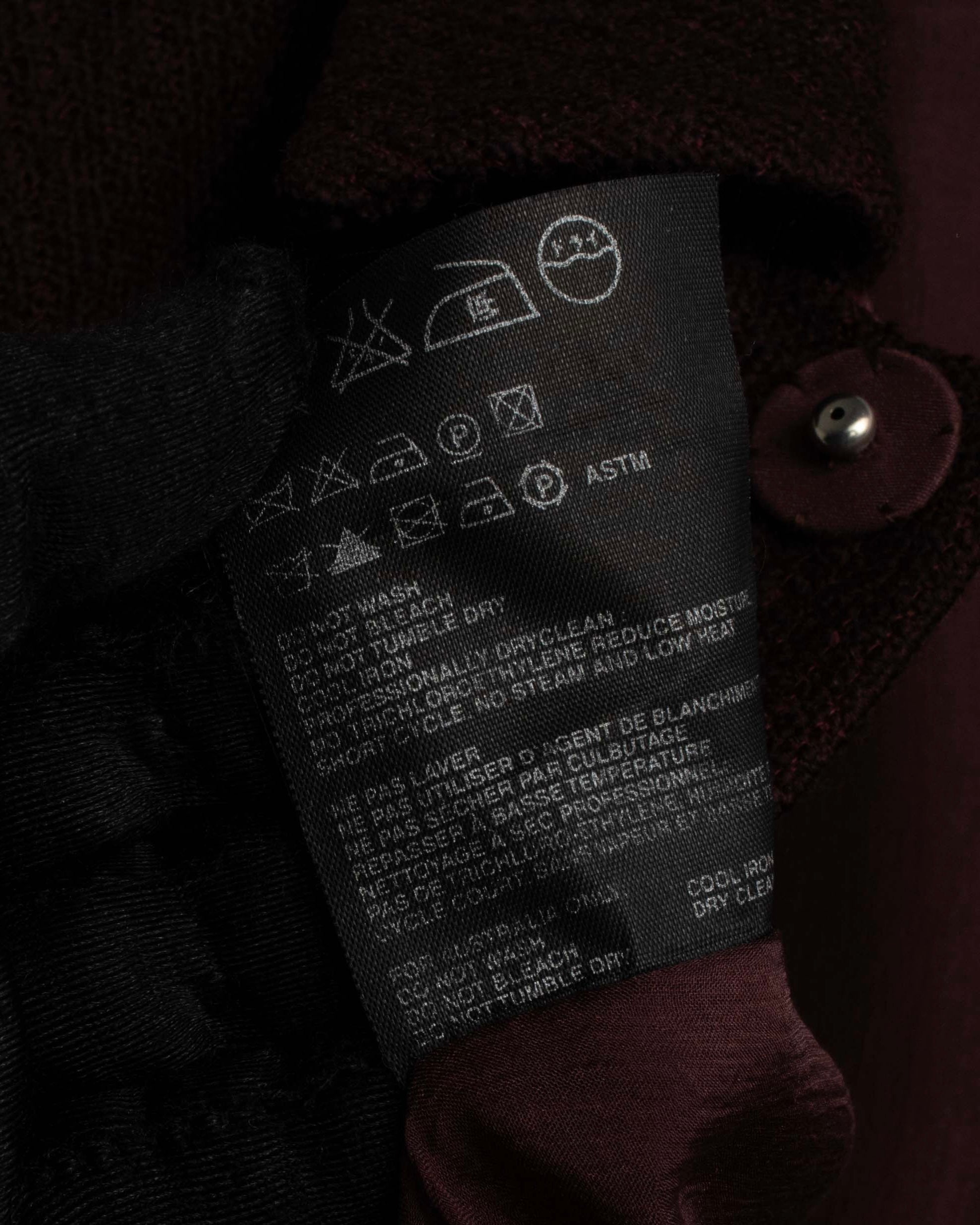 "PRADA" Piping design brushed skirt type set up