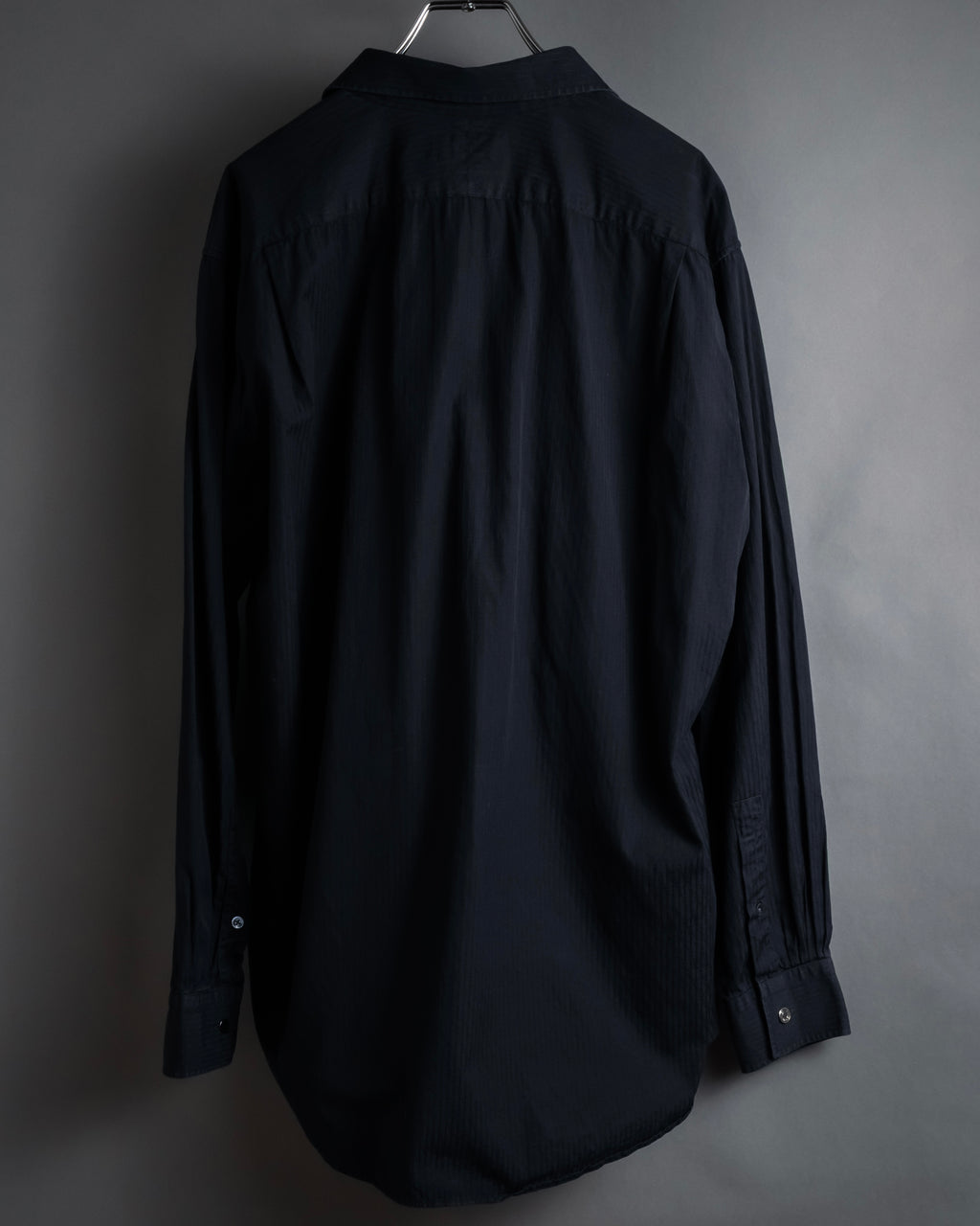 "HERMES" 90’s H-jacquard selier button shirt