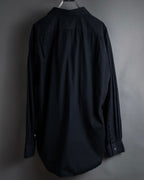 "HERMES" 90’s H-jacquard selier button shirt