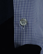 "PRADA" 2014 Micro check modern dress shirt