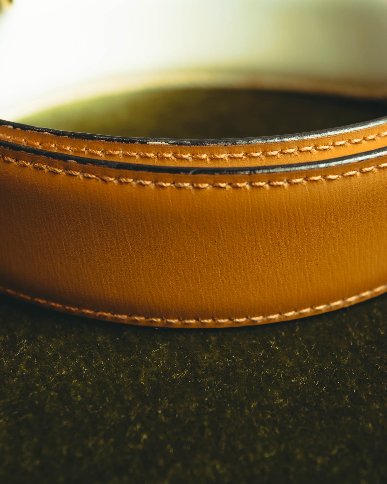 “Gucci” Leather reversible Double G belt
