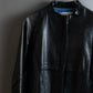 "PAUL SMITH" 100% sheep skin no collar leather jacket