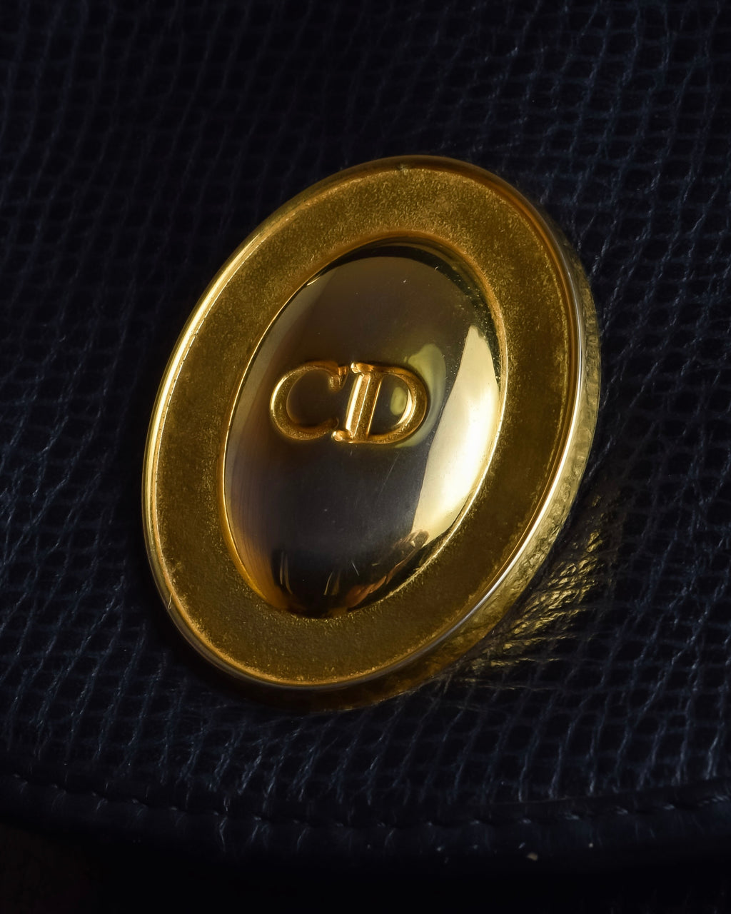 "Christian Dior" Vintage logo design leather hand bag