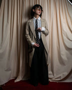 "COMME des GARCONS HOMME"
Argyle check pattern wool necktie