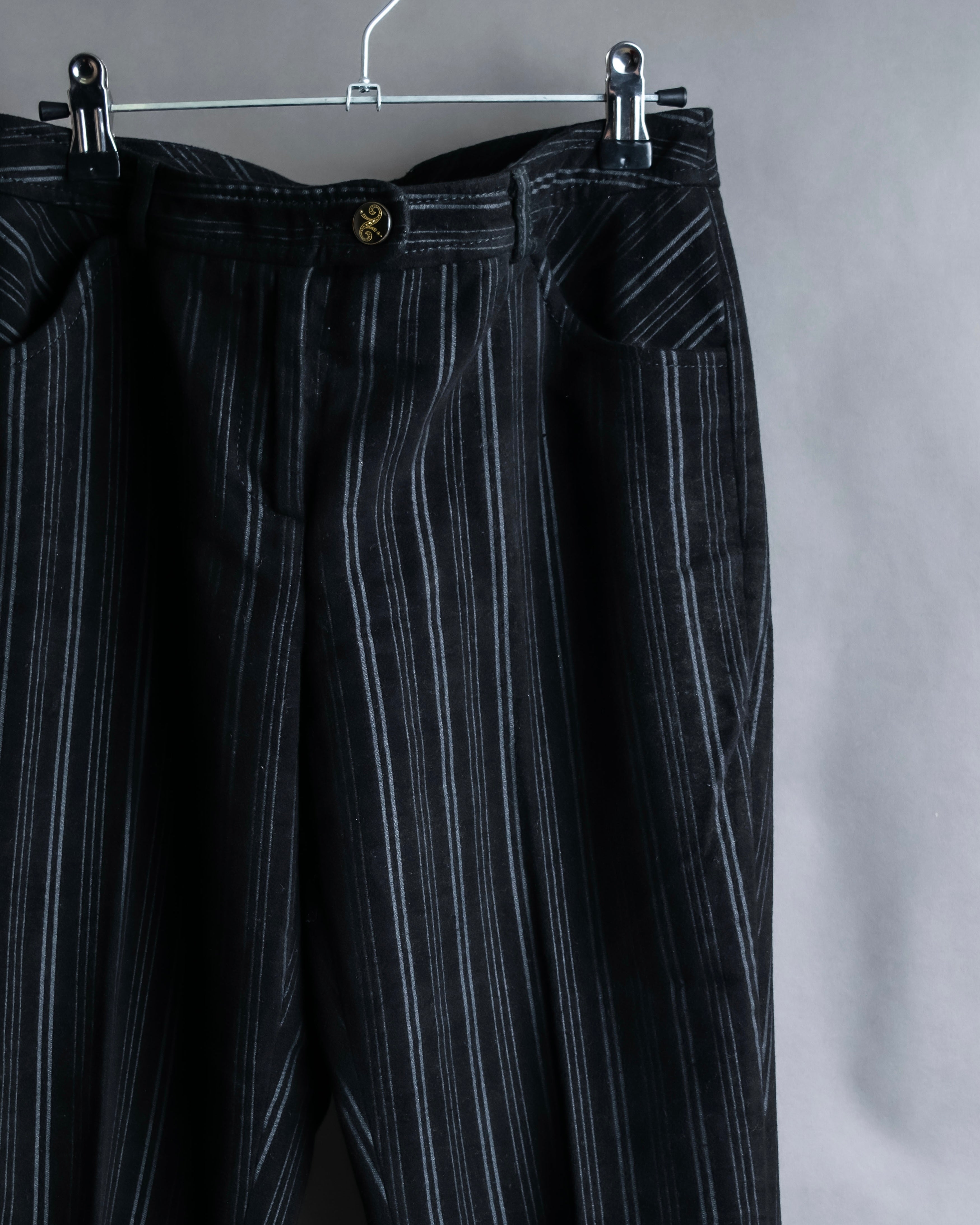"DOLCE &amp; GABBANA" Pinstripe double-finished slacks
