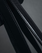 "Salvatore Ferragamo" Late 90’s Gancini embossed leather tote bag