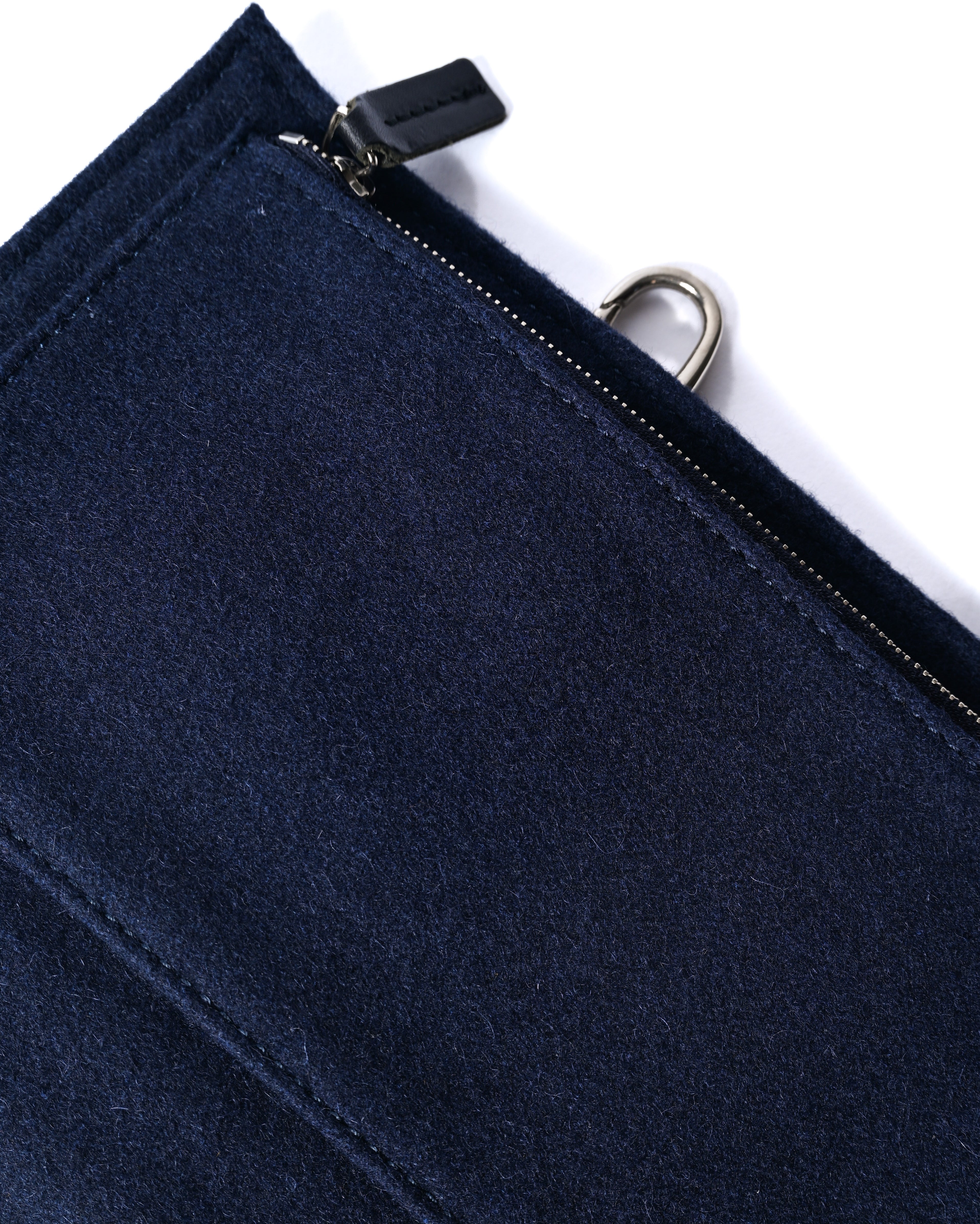 Christian Dior/ Felt Travel Organizer Clutch Bag Navy