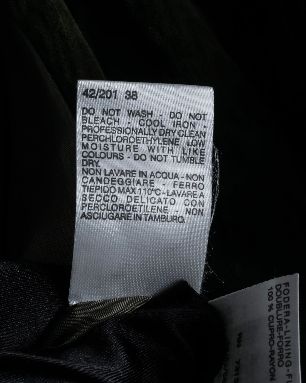 “Max Mara” 90’s-00’s metallic velour jacket