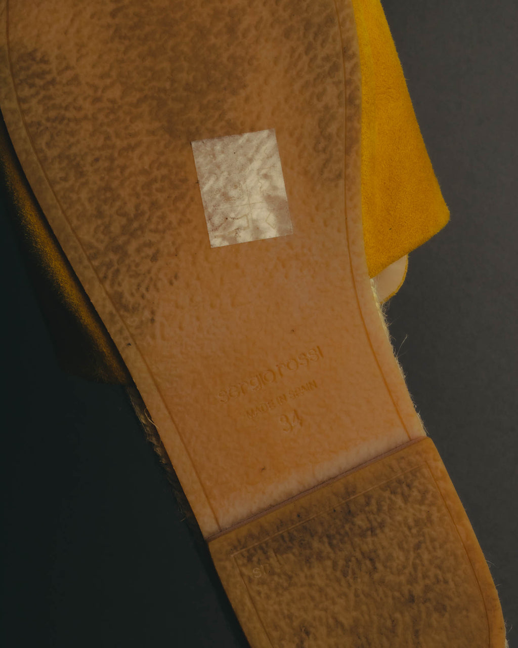 “Sergio Rossi” 2017-2023 suede sr1 espadrille slide sandals