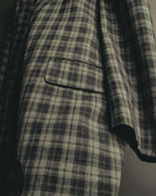 "COMME des GARÇONS HOMME" 90's Plaid wool blazer