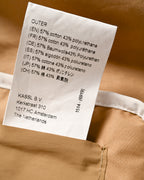 KASSL EDITION/ 20SS Patch Button Designed  Rain Coat
