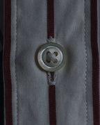 "Christian Dior" 80’s classic striped cotton dress shirt