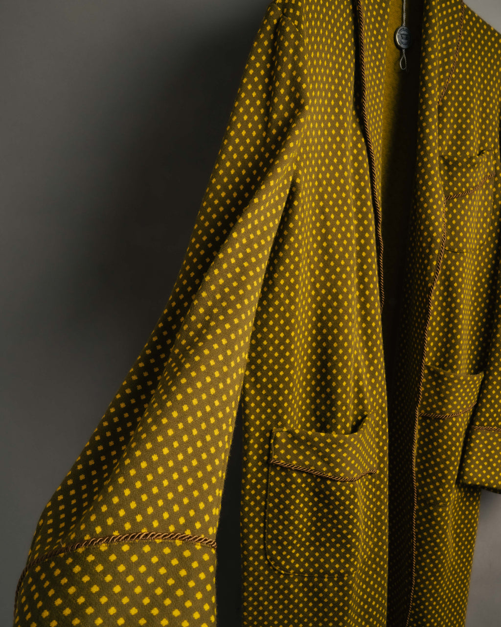 -MOOD Vintage Collections- 80’s Geometric pattern knit gown coat