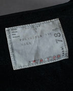 "sacai" Wig design sheer hooded pullover