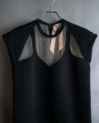 "N21 NUMERO VENTUNO" Tulle panel design tunic
