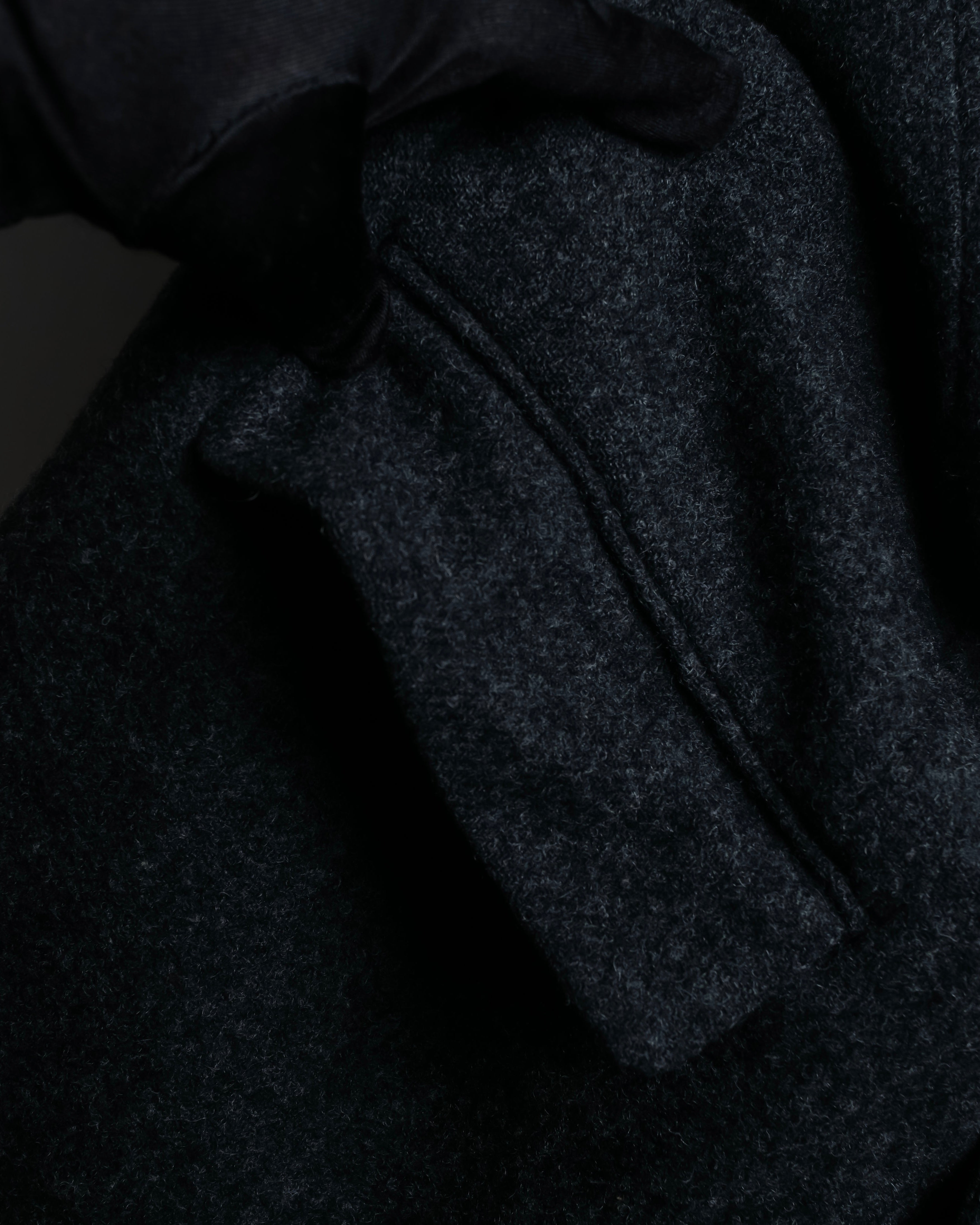 "COMME des GARCONS HOMME PLUS" Structured cut double-breasted tailored jacket