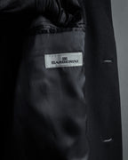 "BARBERINI" Minimalist detail 100% cashmere stand collar coat