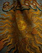 "HERMES" Carpe Diem design Carré 90 silk scarf