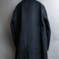 "Vintage brushed texture oversized mid-length chester coat"