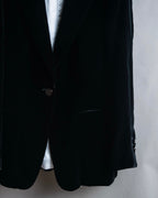 "GIORGIO ARMANI" Beautiful shape velour tailored jacket