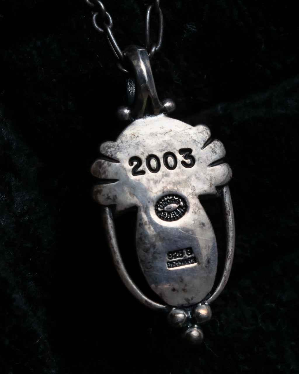 "GEORG JENSEN" 2003 year top design silver necklace