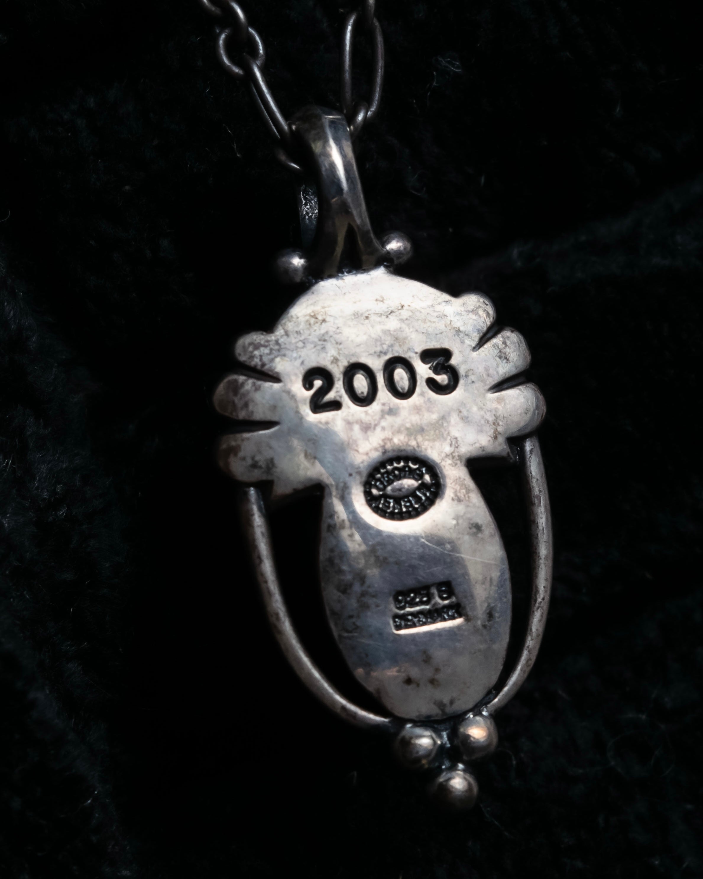 "GEORG JENSEN" 2003 year top design silver necklace