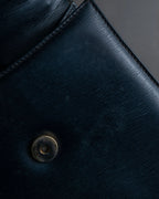 "Chloe" Trapezoid design embossed leather hand bag