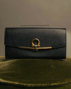 “Salvatore Ferragamo” Vintage gancini continental wallet