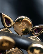 "LOUIS VUITTON"　Geometric color stone ring