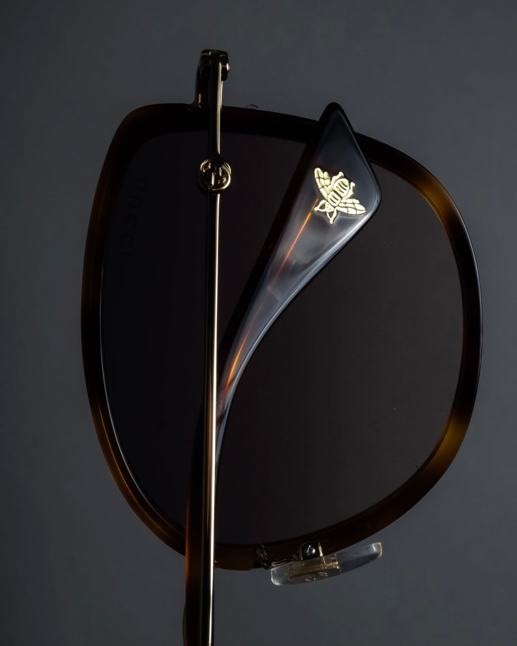 "GUCCI" Square butterfly over-frame sunglasses