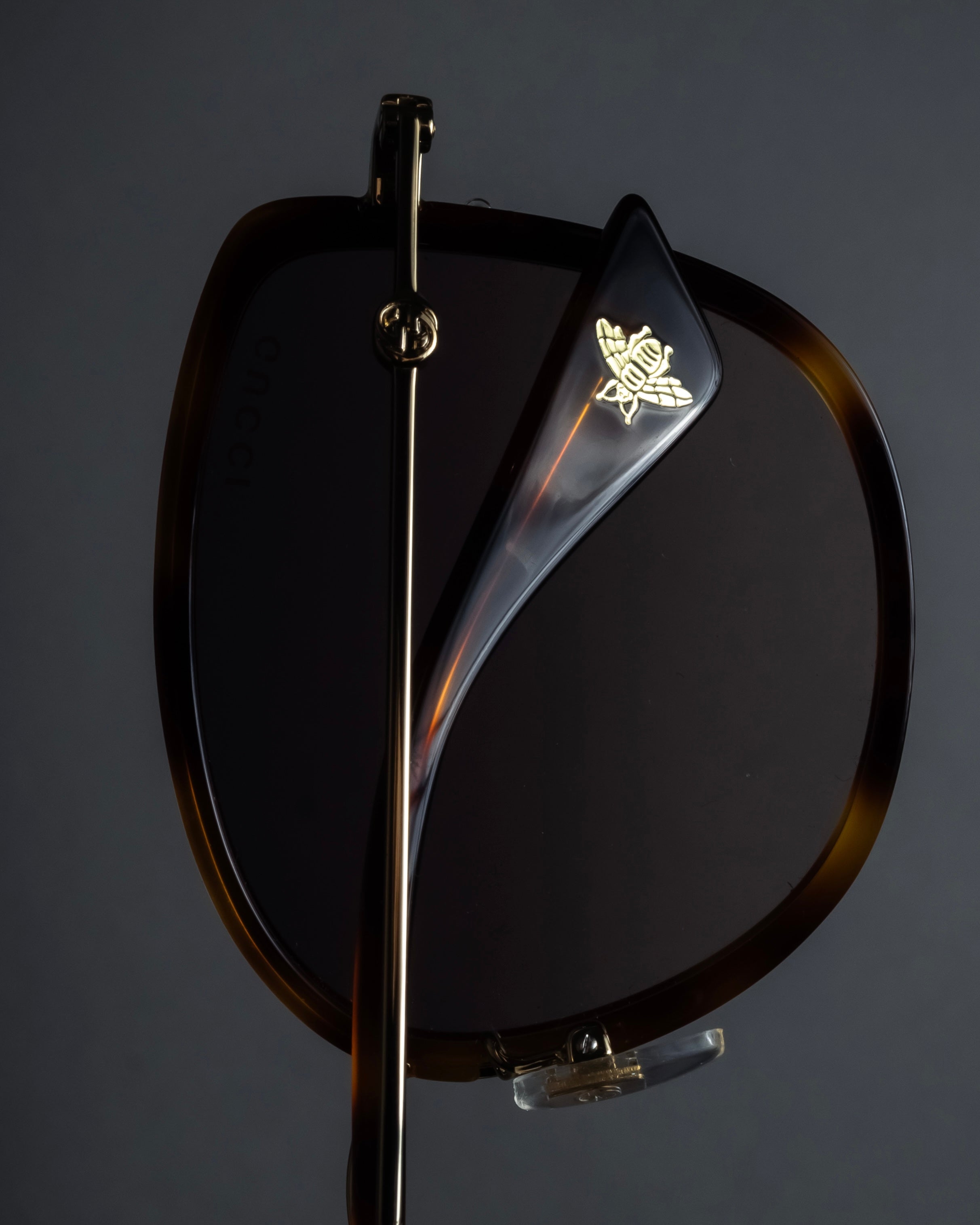 "GUCCI" Square butterfly over-frame sunglasses