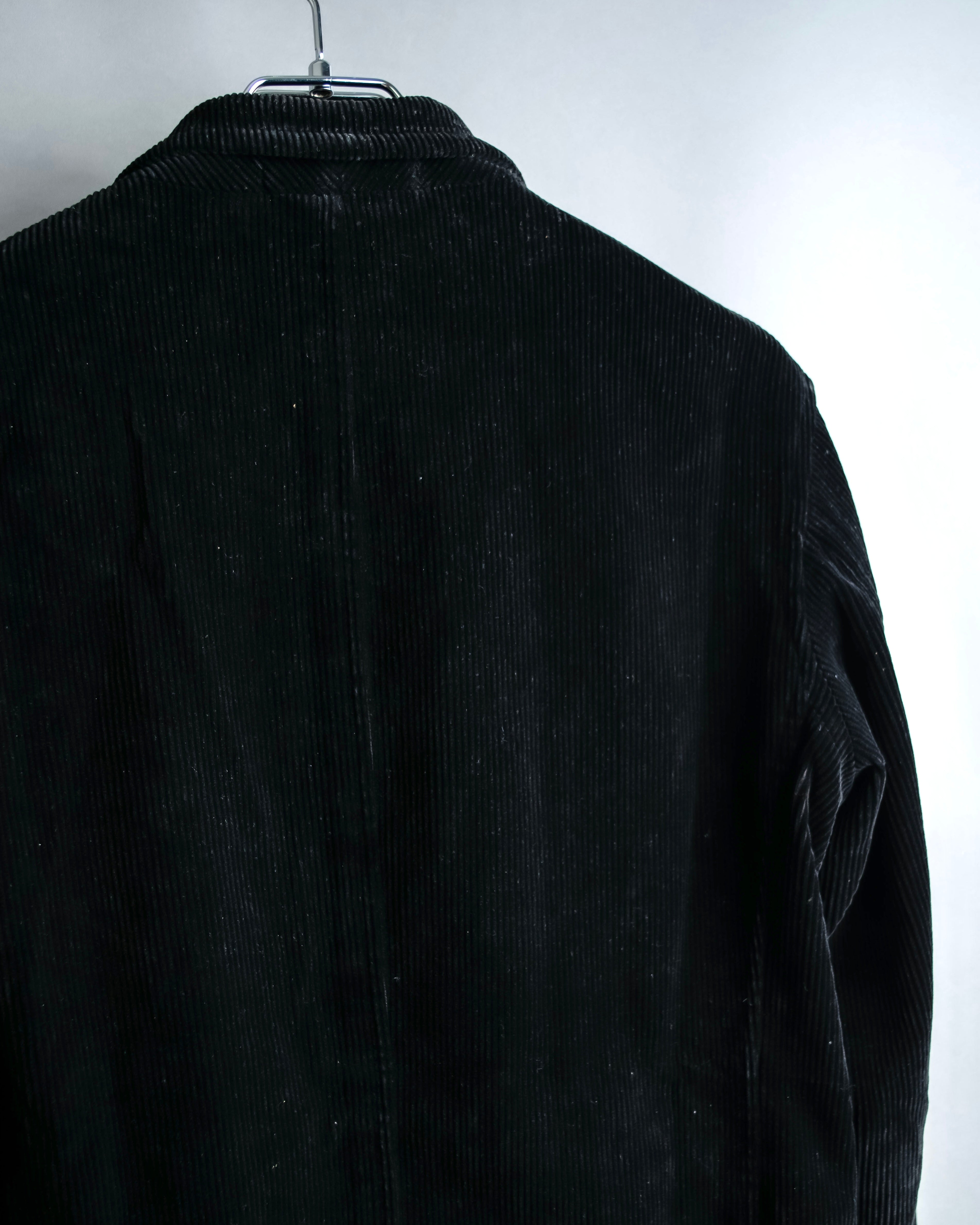 “Y’s for men” beautiful black corduroy single tailored jacket