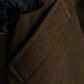 "BURBERRYS" Peaked lapels double breasted olive brown coat