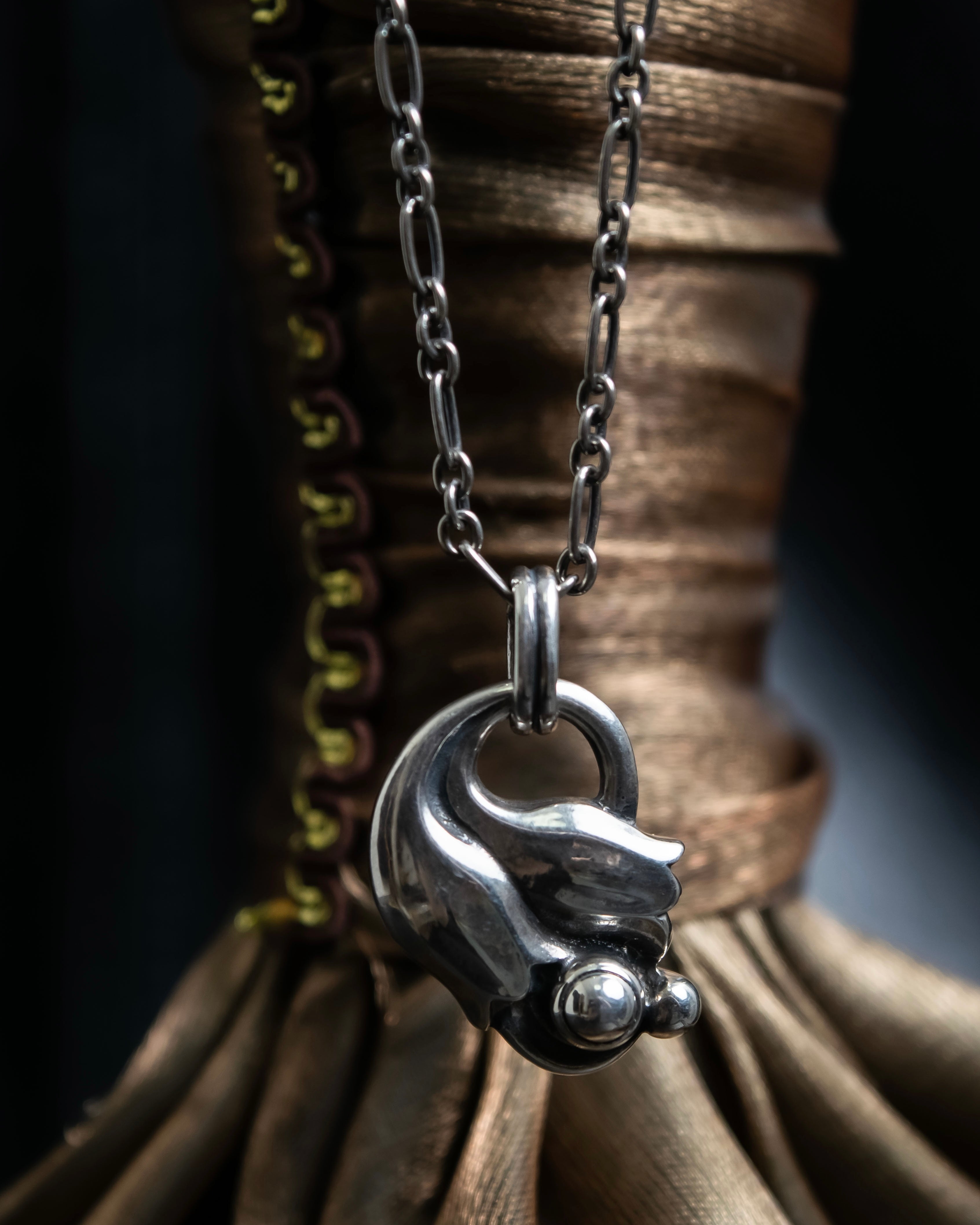 "GEORG JENSEN" Lily of the valley motif earrings