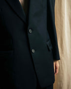 "YVES SAINT LAURENT" Classical tailoring shadow stripe pattern set up