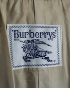 "BURBERRYS" Herringbone belted design soutien collar coat