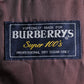 "BURBERRYS" Peaked lapels tailored jacket & wide tapered silhouette slacks set up