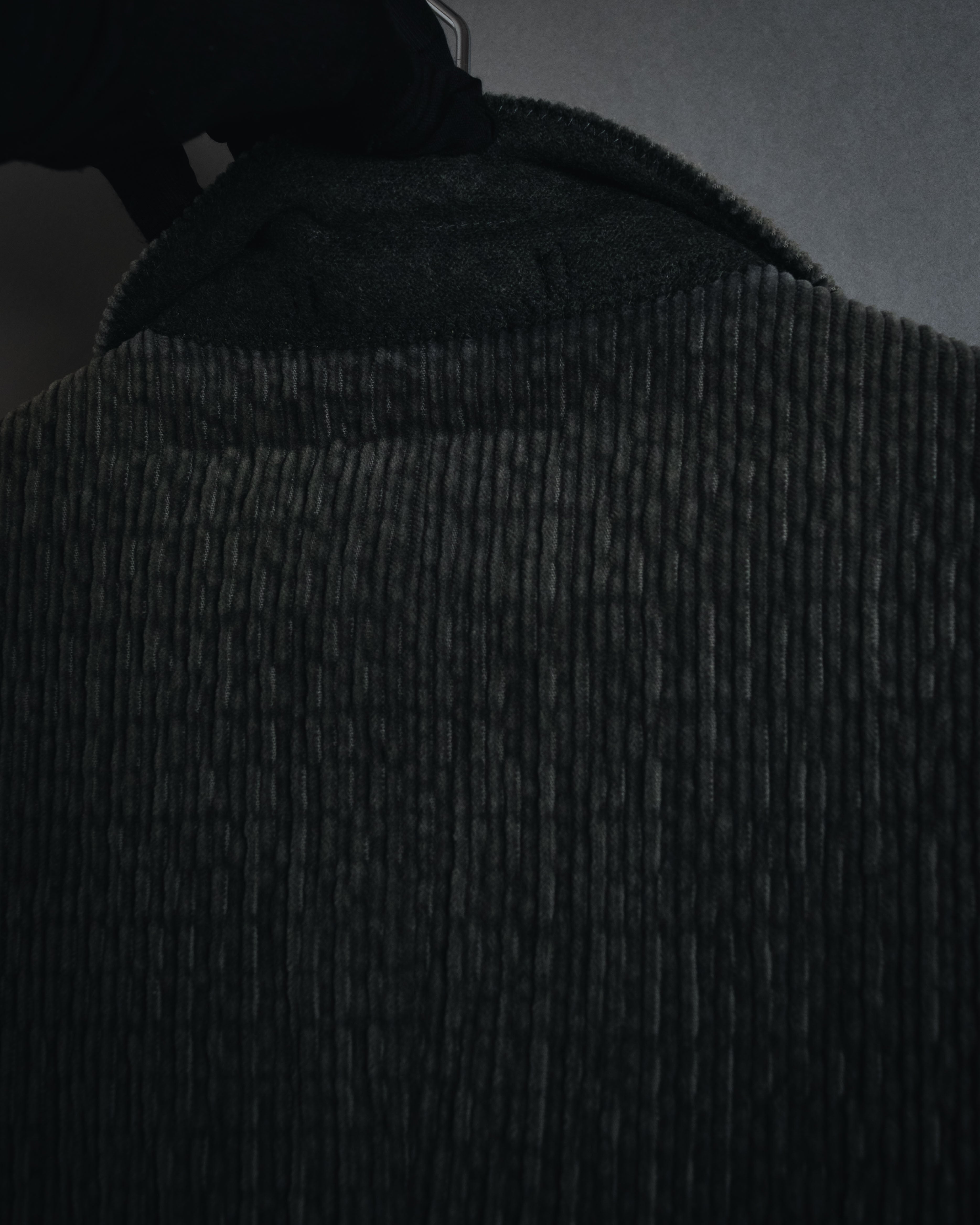 –SPECIAL– "ISSEY MIYAKE MEN" 98AW garment-pleated cotton tailoring set-up