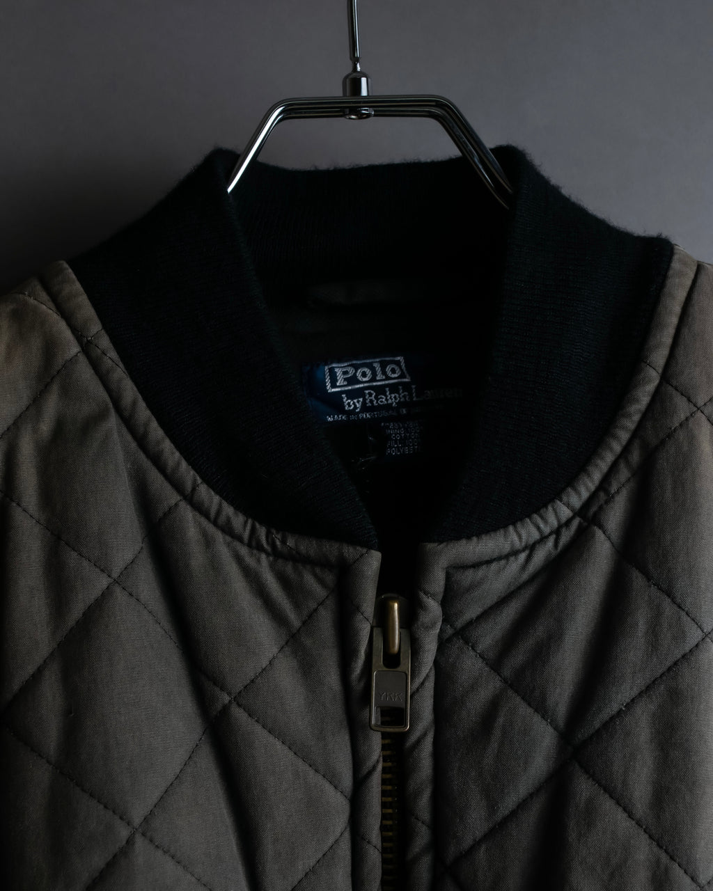 "POLO Ralph Lauren" Vintage beautiful faded quilted blouson