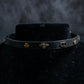 "Christian Dior" Mystical motif leather bracelet