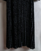 "EMPORIO ARMANI" Velvet dot beautiful pleated dress